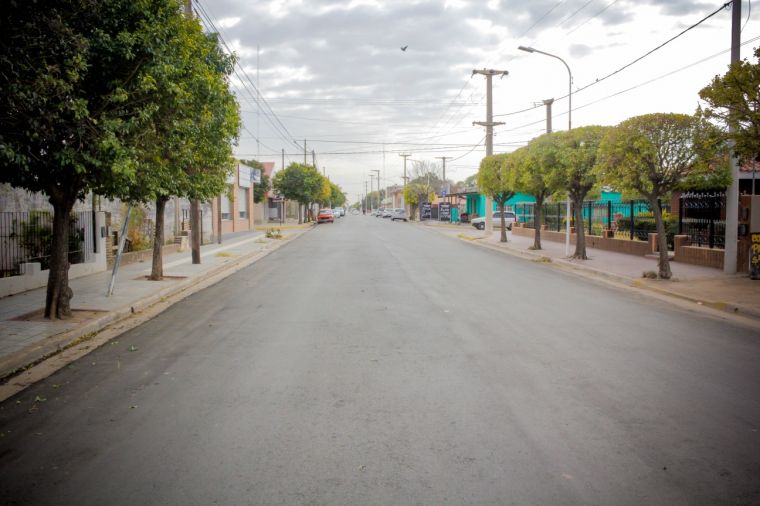 Finalizaron obras de Av. Int. Rico