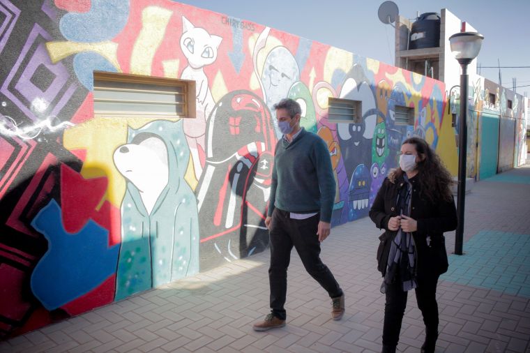 Se inauguró el Paseo de los Artistas y Artesanos 