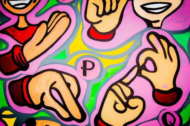Mural Inclusivo Día Nacional de la Persona Sorda
