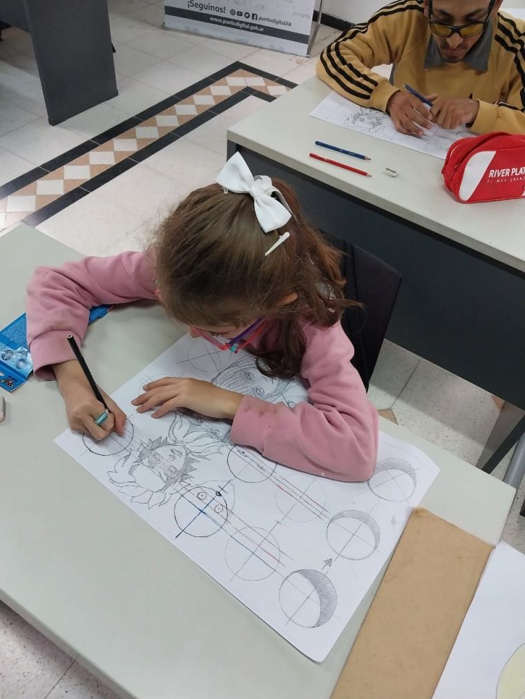 Así avanza el curso de Ilustración de Manga y Ánime