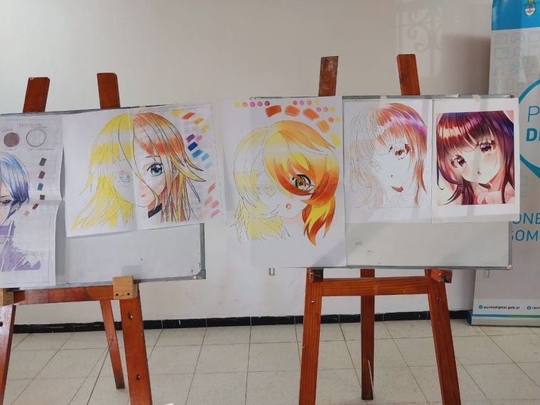 Así avanza el curso de Ilustración de Manga y Ánime