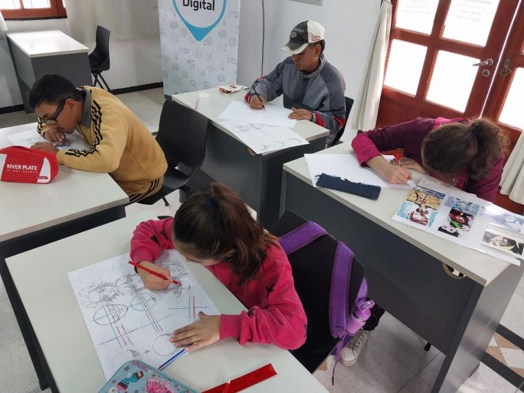 Así avanza el curso de Ilustración de Manga y Ánime