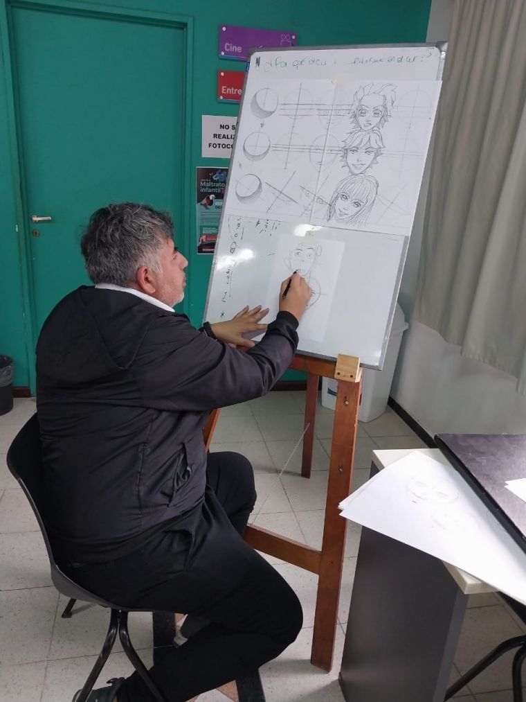 Así avanza el curso de Ilustración de Manga y Ánime