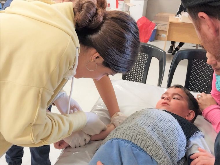 Extracción de Sangre en la Posta Baldacci